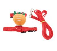 VILLCASE Sturdy Bunny Harness Rope Small Pet Dress and Leash Set Portable Sewing Nylon Plush Lovely Design for Attending Parties and Taking Pictures