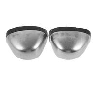 VILLCASE Sturdy Iron Toe Caps Protective Covers for Work Boots Metal Toe Guards for Safety Footwear