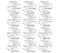 VILLCASE Tape Dispenser Core Wheel 14pcs Plastic Roll Insert Replacement Parts for Home Office with Blade Parts