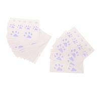 VILLCASE Temporary Heat Sensitive Design Cat Paw Print Tattoos 20pcs Colour Changing Body Stickers for Halloween Party Costume Accessories