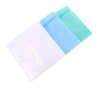 VILLCASE Thickened Pp CD Dvd Sleeves 600pcs with Frosted, Multi-color (white, Blue, Green) Disc Storage Bags for Media Protection