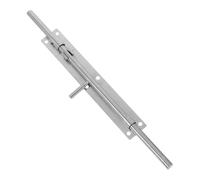 VILLCASE Thickened Stainless Steel Slide Bolt Latch 16-inch Barrel Bolt Door Lock for Wooden Gates and Metal Doors Surface Mounted Slide Gate Latch Security