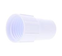 VILLCASE Threaded Swimming Pool Suction Connector Water-Resistant Skimmer Inlet Adapter for Vacuum Hose Secure Fit for Pool Cleaning Equipment White Head
