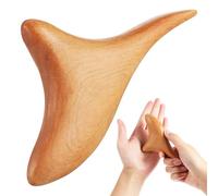 VILLCASE Triangle Wood Gua Sha Tool for Muscle Scraping, Manual Massager for Deep Tissue and Trigger Points, Foot and Back Relief, Designed for Easy Use
