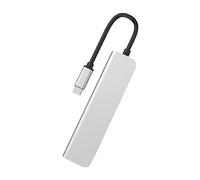 VILLCASE Type Adapter with Video Output and Pd Fast Charging Multifunctional USB Adapter for Laptops and Computers Durable Design Portable USB Hub for Enhanced Connectivity