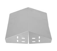 VILLCASE Universal Stainless Steel Weatherproof Camera Rain Cover Shield for Outdoor Cctv Dome and Bullet Cameras Small Size 23x30cm Sun Protection for Pole Mount