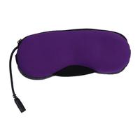 VILLCASE USB Heated Eye Mask Lavender Color with Steam Warmth, Rechargeable Protective Sleep Mask for Men and Women, Relaxing Eye Care for Bedtime and Travel