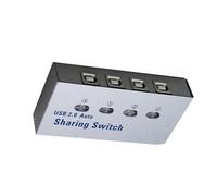 VILLCASE USB Printer Scanner Sharing Selector Box for Computers Automatic USB Peripheral Sharer for Small Office Use Design Without Printing Cable