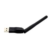 VILLCASE USB Wifi Dongle for 250 Mini Portable Design Wireless N 150Mbps Supports 64/128-bit Encryption Black Compatible Skybox and Operating Systems