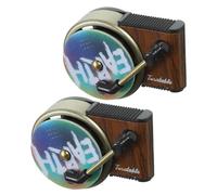 VILLCASE Vintage Car Air Freshener Rotatable Fragrance Discs, Pe Material 2 Sets with Timeless Record Player Design Stylish Car Vent Clips for Vehicle Interior Decoration