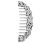 VILLCASE Vintage Dragon Shape Silver Alloy Hair Comb Massage Feature Wide Tooth Design for Styling and Grooming Hair Essentials