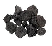 VILLCASE Volcanic Rock Decoration for Aquariums and Craft Projects, Natural Black Volcanic Stone Safe for Fresh and Salt Water Fish Tanks and Water Culture Plants