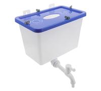 VILLCASE Wall Mounted Water Water Storage Container 8l with Spigot Space Saving Installation, Vintage for Bathroom and Washroom Suitable for Shop Upgrades