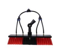 VILLCASE Water Flow through Replacement Brush Head for Solar Panel Cleaning Water Fed Window Brush Head with Strong Bristles for Efficient High Window and Glass Surface Washing