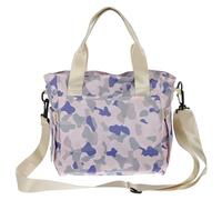 VILLCASE Water-Resistant and Dual Bottle Warehouses Nylon Diaper Bag with Separated Dry and Wet Compartments Fashionable Mom Travel Handbag with Middle Clothing Storage