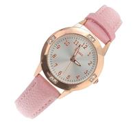 VILLCASE Waterproof Ladies Watch Luminous Dial, Chic Pink Fashionable Wristwatch for and Students, Minimalist Cute Academy Style Women’s Wristwatch