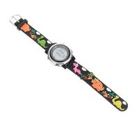 VILLCASE Waterproof LED Electronic Watch Dinosaur Cartoon Design, Black Casual Digital Wristwatch for Students, Sports Electronic Watch Suitable for Boys and