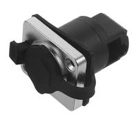 VILLCASE Waterproof Rj45 Panel Mount Coupler, 90 Degree Angled Socket | Copper ABS Rubber Build, Pass through Design for Cabinets, Front Panels, Outdoor Network Enclosures