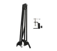 VILLCASE Webcam Holder Camera Bracket Flexible Long Arm Swivel Holder for Webcam Laptop USB Streaming Video Call Clamp Tripod Stand for Desktop Photography Stand