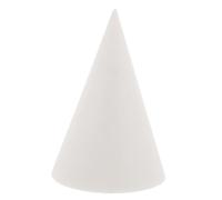 VILLCASE White Gypsum Cone Sculpture Model for Desktop Painting, Fine Craftsmanship and Visual Enjoyment, Lightweight Sketch Practice Tool for Art Education and Drawing