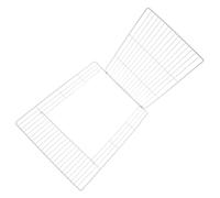 VILLCASE White Iron Cat Cage Door Panel with Dense Mesh Structure and Inwardfolding Door, Modular Cat Villa Accessory for Pet Safety and Escape Prevention in Home Crates