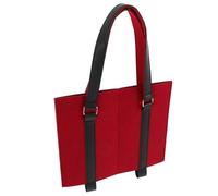 VILLCASE Wine Easy to Carry and Well-protected from Damage Felt Bag Carrier Tote with Handle for Dual Bottle Design Suitable for Wine Bottles at Birthdays or Picnic Events