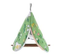 VILLCASE Winter Bird Nest Bed for Parakeets and Birds with Multifunctional Detachable Cotton Design, Wooden Frame Indoor Warm Parrot Sleeping Hut for Comfortable Rest