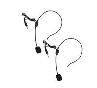 VILLCASE Wired Headworn Microphone and Lightweight Plastic Design 2pcs for Voice Amplifier with Recording and Lightweight Plastic Design 3.5mm Jack Suitable for Teaching and Public Speaking