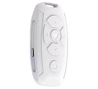 VILLCASE Wireless Phone Camera Remote 2 Pack White Plastic Low Power Consumption Wireless Remote Control with USB Cable for Flip Electronic Reader Pages and Taking Pictures