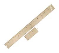 VILLCASE Wooden Growth Chart Height Charts Adhesive Height Ruler and Babies, Beige Wood Material Educational Tool to Record Development and Decorate Your Room