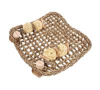VILLCASE Wooden Rabbit Grinding Foot Board Squirrel Rabbit Foot Mat Practical Wood Material Chic Fresh Design for Pet Cage and Pet Shop Use