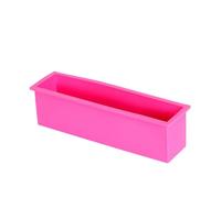VILLCASE Wooden Soap Mold for Handmade Soap Making, Non-Permeable and Safe Material, Pink Rectangular Box Mold Suitable for Home Daily Use