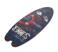 VILLCASE Wooden Surfboard Wall Decor Lightweight Beach Sign Ornament for Surf and Birthday Party Coastal Theme Decoration for Bathroom Bedroom Living