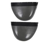 VILLCASE Work Boots Safety Inserts 2pcs Steel Composite Toe Caps with Anti-puncture and Compression Resistance for Men and Women in Heavy Duty Jobs