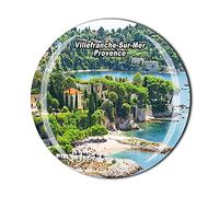 Villefranche Sur Mer Provence France Fridge Magnet Crystal Tourist Souvenir Gift Collection Refrigerator Magnetic Sticker