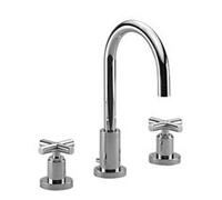 Villeroy and Boch 3 Hole Basin tap Tara By Dornbracht with drain 20710892-06