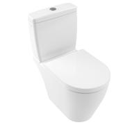 Villeroy and Boch Close Coupled Toilet Avento rimless Alpine White