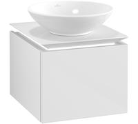 Villeroy and Boch Countertop Basin Unit Legato with light 450x380x500mm Glossy White