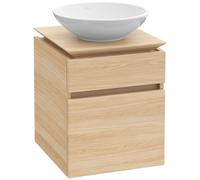 Villeroy and Boch Countertop Basin Unit Legato with light 450x550x500mm Arizona Oak