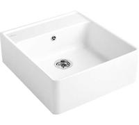 Villeroy and Boch Countertop Sink with pop up waste 595mm White Alpin CeramicPlus 632062R1HL0