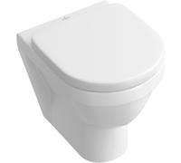 Villeroy and Boch D Shaped Toilet Seat Architectura White Duroplast 9M66E101