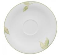 Villeroy & and Boch GREEN GARLAND saucer for breakfast cup 19cm NEW