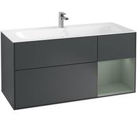 Villeroy and Boch Inset Basin Vanity Unit Finion Midnight Blue/Olive G070GMHG