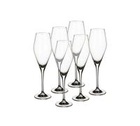 Villeroy and Boch La Divina Champagne Flutes Set of 6.