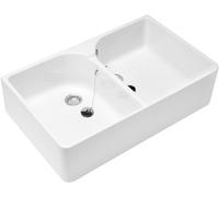 Villeroy and Boch O.Novo Double Countertop Sink 795x220x500mm White 633100T1