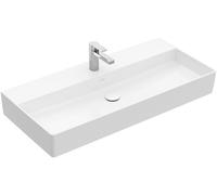 Villeroy and Boch Vanity Washbasin Memento 2.0 grounded 1 hole with overflow White Alpin 1000mm