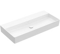 Villeroy and Boch Vanity Washbasin Memento 2.0 grounded without hole without overflow White Alpin CeramicPlus 1000mm