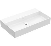 Villeroy and Boch Vanity Washbasin Memento 2.0 grounded without hole without overflow White Alpin CeramicPlus 800mm