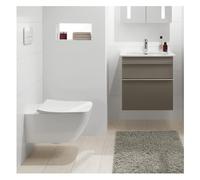 Villeroy and Boch Wall Hung Toilet Pack With Slimseat Toilet Seat CeramicPlus 4611RSR1
