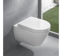 Villeroy and Boch Wall Hung Toilet Subway 2.0 Rimless Soft Close Toilet seat 5614R0R1+9M68S101